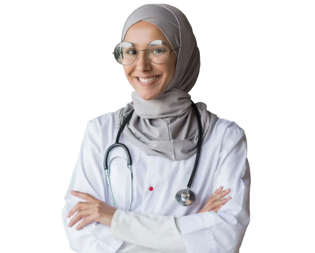 Female doctor in hijab